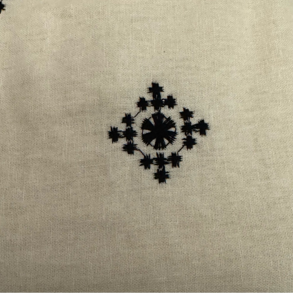 House of Harlow 1960 Linen-Blend Embroidered Halter Crop Top (Size S) — NWOT - Picture 2 of 10